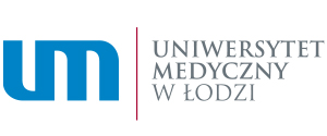 Logo Uniwersytetu medyczne obok napis Uniwersytet Medyczny w Łodzi