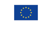Unia Europejska Logotyp: Na granatowym tle 12 żółtych gwiazdek tworzących okrąg, pod napis unia europejska